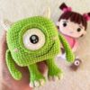 Muñeco de Apego El Conejo & La Luna Set little Monsters INC X4