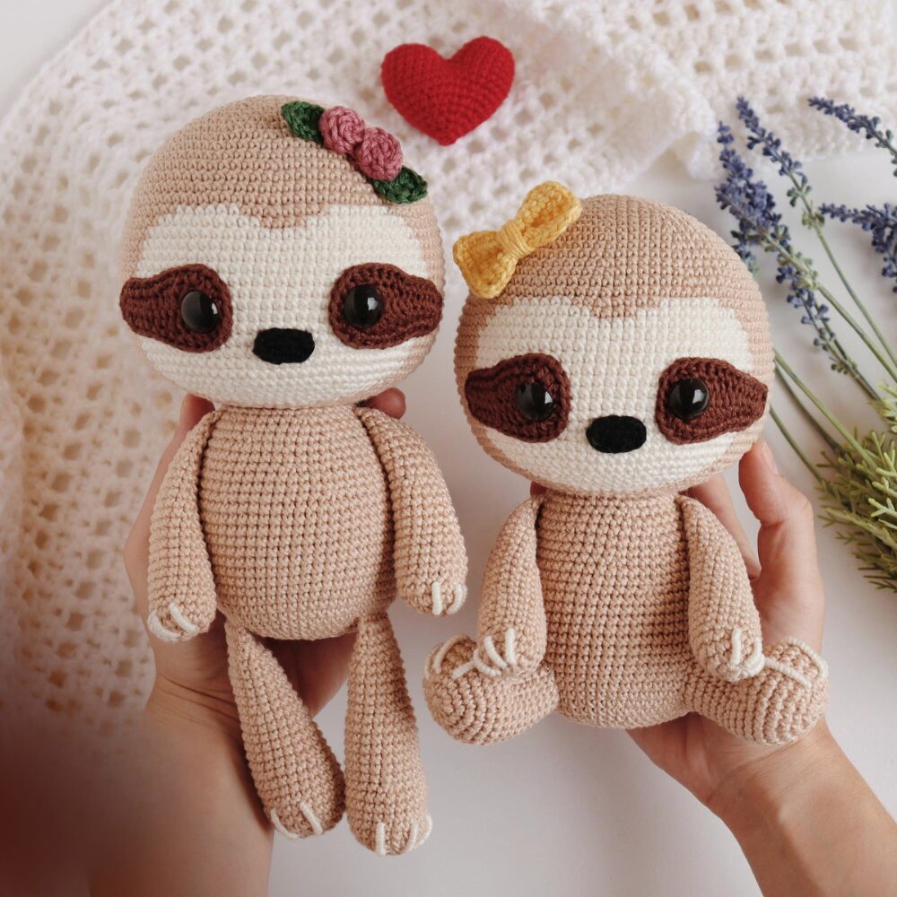 Muñeca de Apego El Conejo & La Luna Julieta La Perezosa