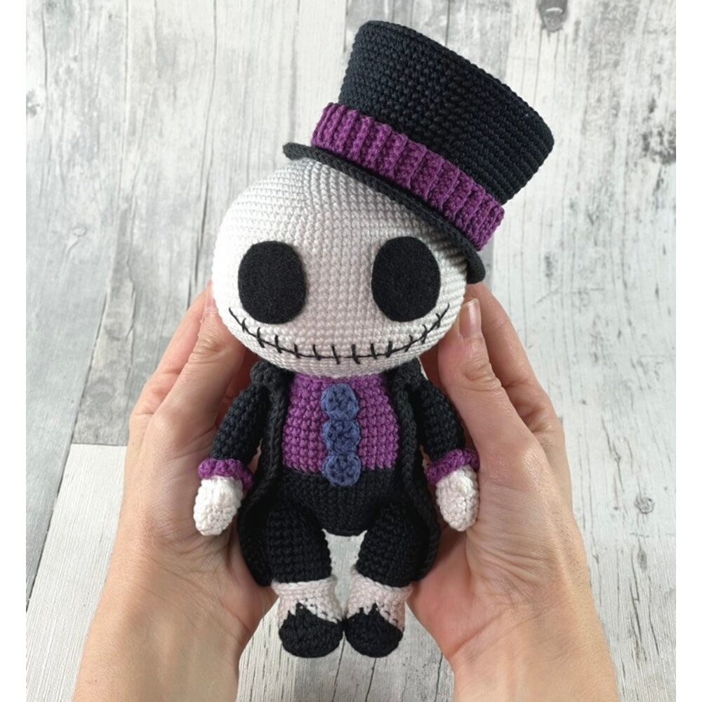 Muñeco de Apego El Conejo & La Luna Jack Skellington