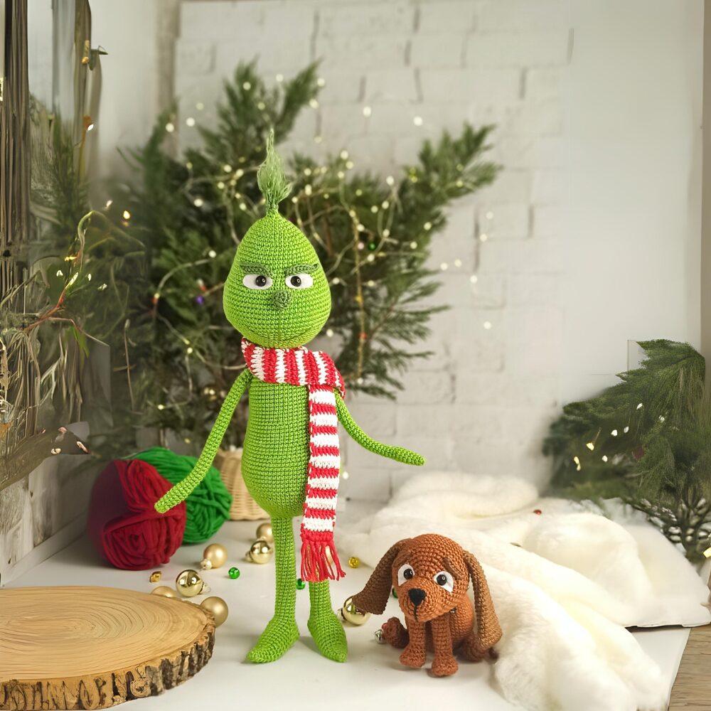 Muñeco de  Apego El Conejo & La Luna El Grinch & Max