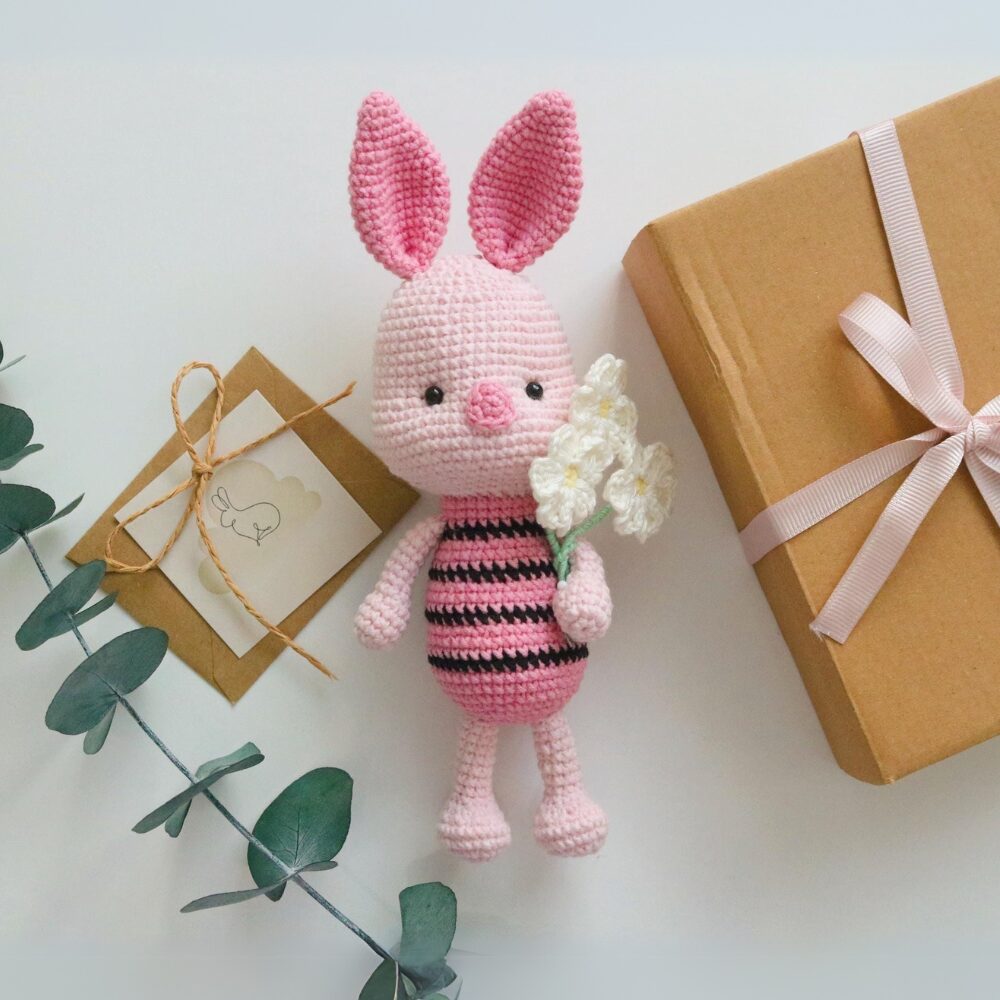 Muñeco de Apego El Conejo & La Luna Little Puerquito