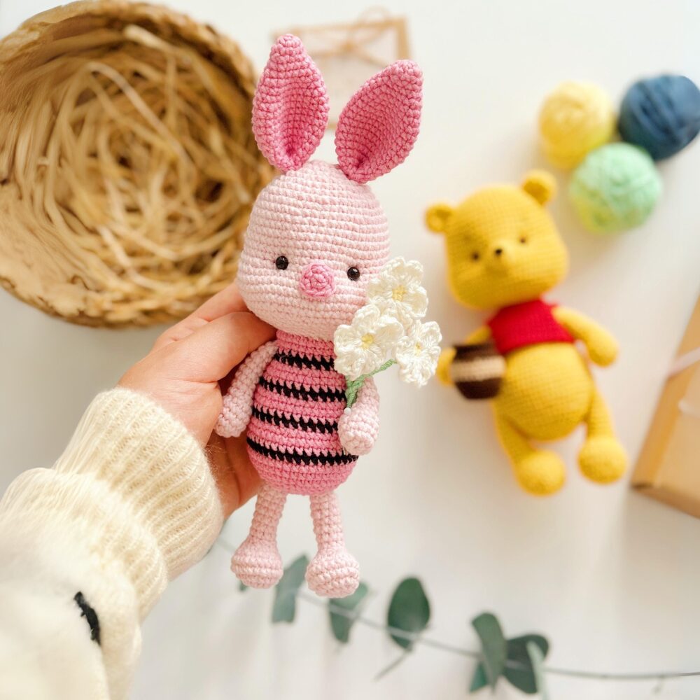 Muñeco de Apego El Conejo & La Luna Little Puerquito