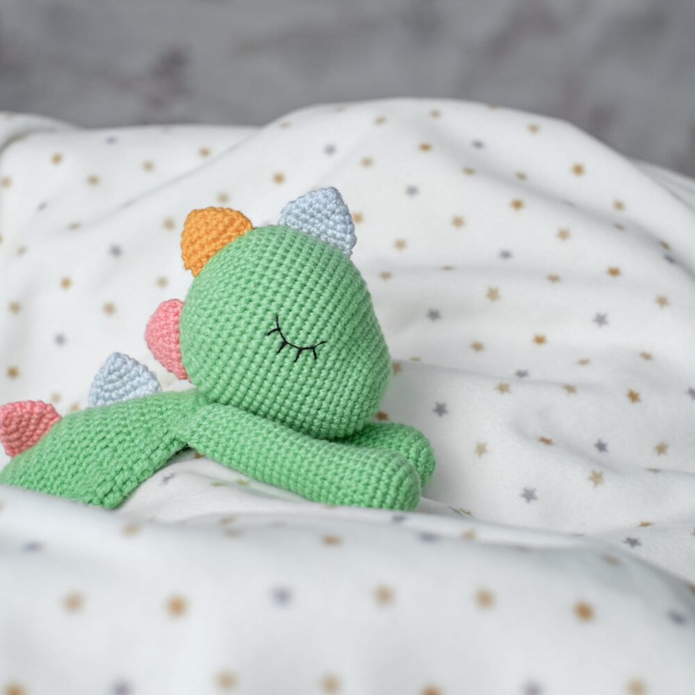 Manta de Apego El Conejo & La Luna Dinosaurio Lovey