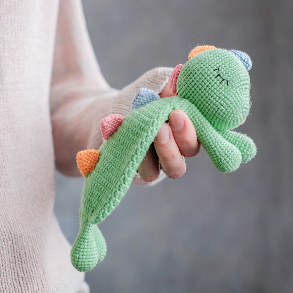 Manta de Apego El Conejo & La Luna Dinosaurio Lovey