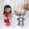 Muñeco de Apego El Conejo & La Luna Set Lilo & Stitch M01