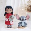 Muñeco de Apego El Conejo & La Luna Set Lilo & Stitch M01