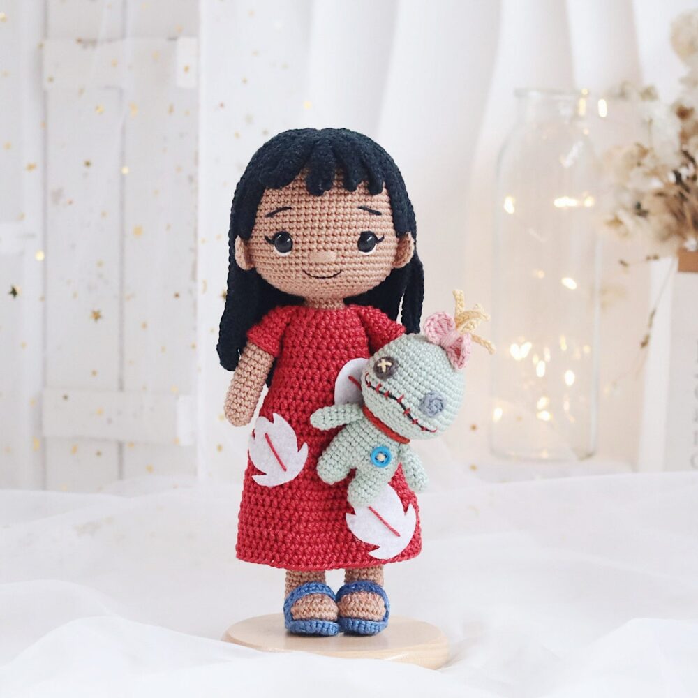 Muñeco de Apego El Conejo & La Luna Set Lilo & Stitch M01
