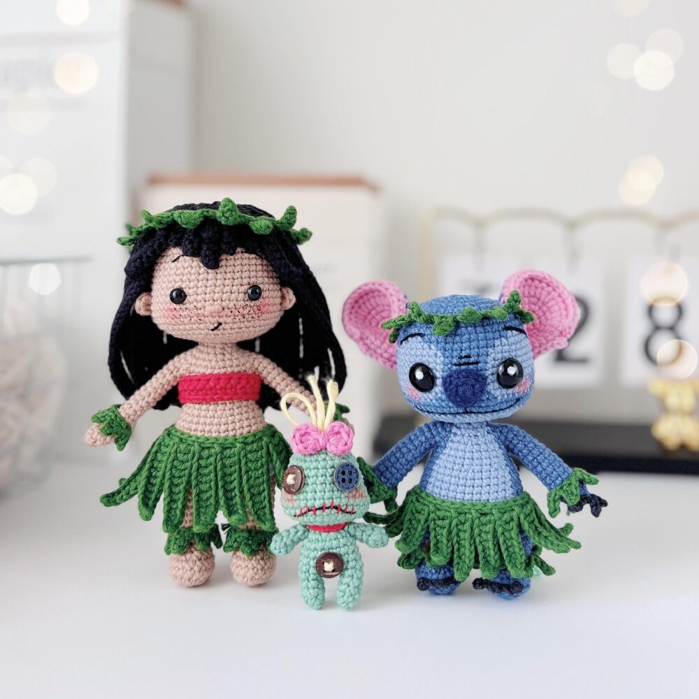 Muñeco de Apego El Conejo & La Luna Set Lilo & Stitch M02
