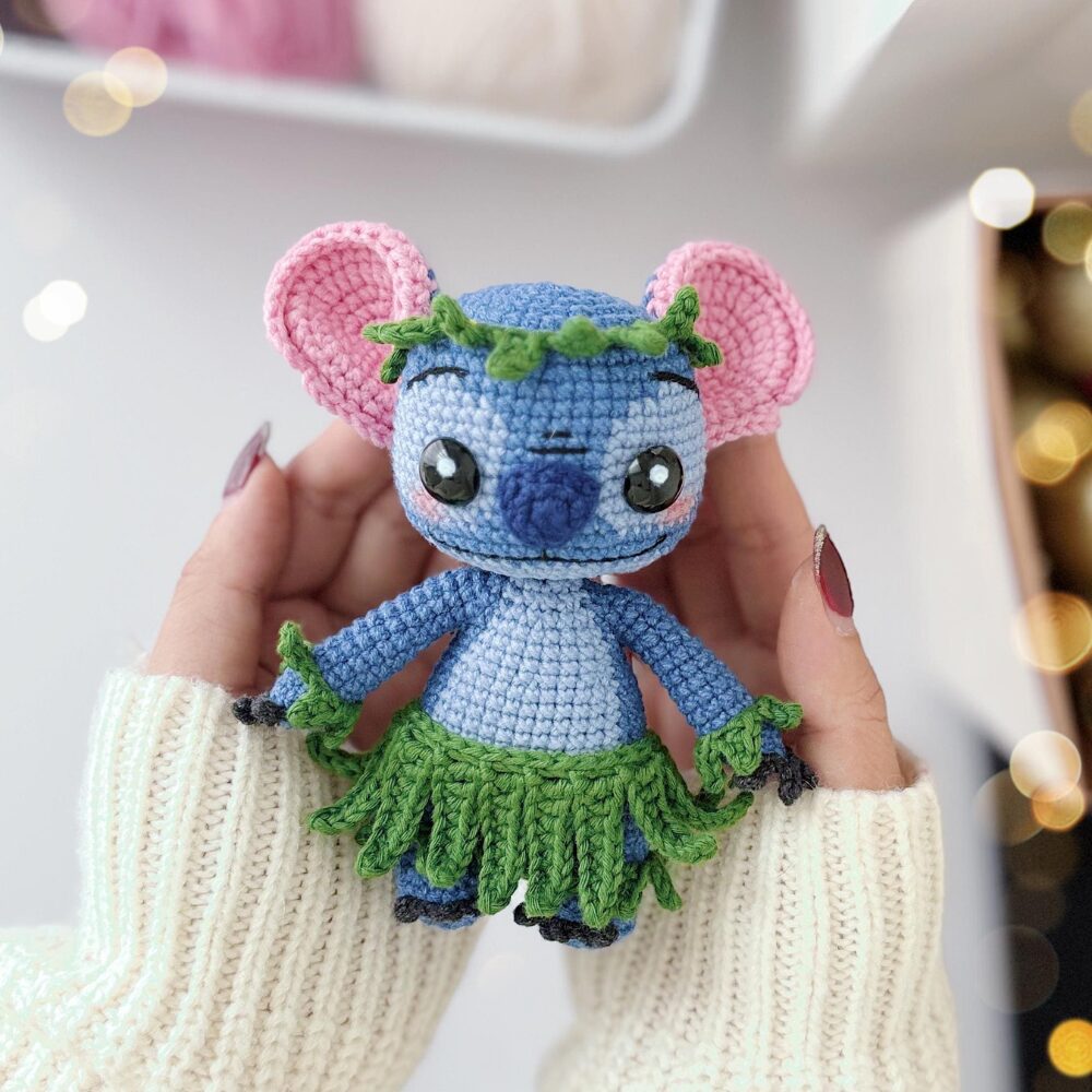 Muñeco de Apego El Conejo & La Luna Set Lilo & Stitch M02