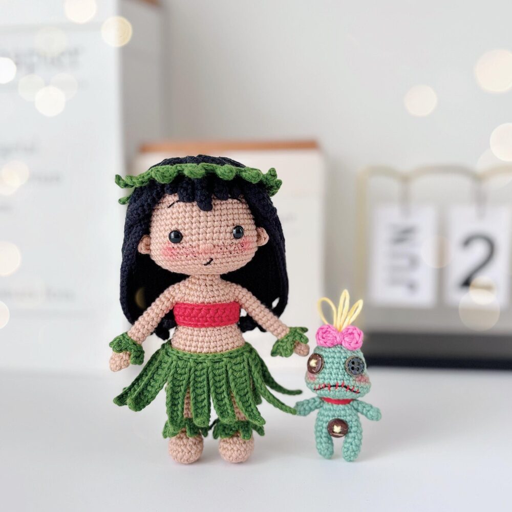 Muñeco de Apego El Conejo & La Luna Set Lilo & Stitch M02