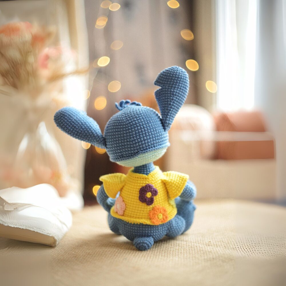 Muñeco de  Apego El Conejo & La Luna Stitch M03