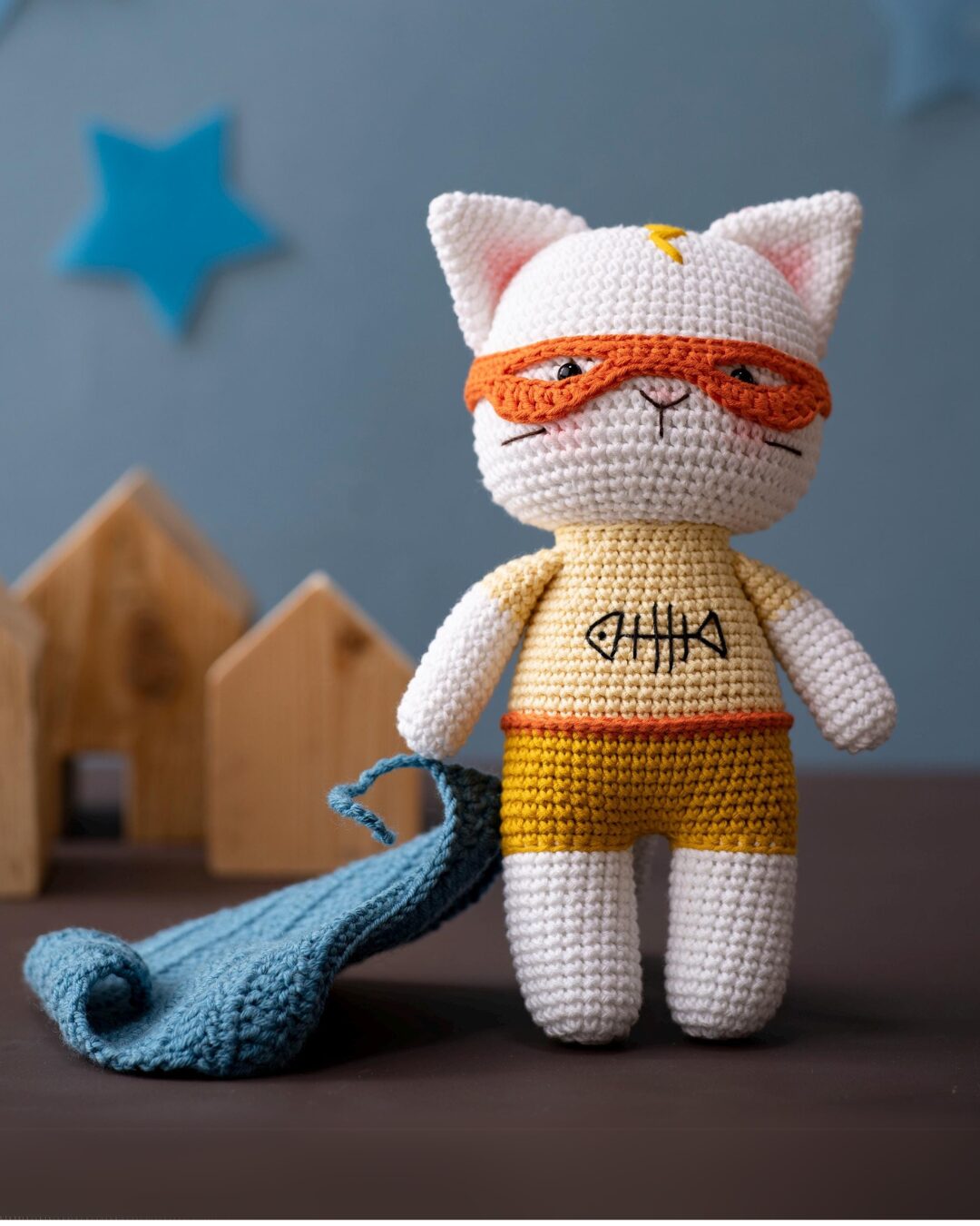 Muñeco de  Apego El Conejo & La Luna Conejo Liam El Gatito