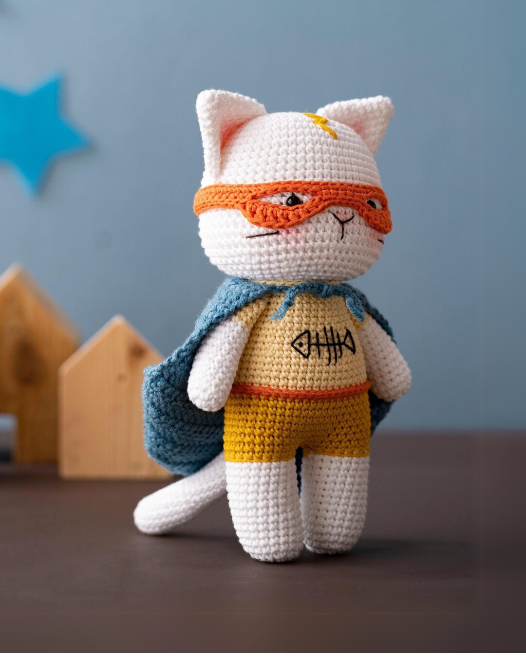 Muñeco de  Apego El Conejo & La Luna Conejo Liam El Gatito