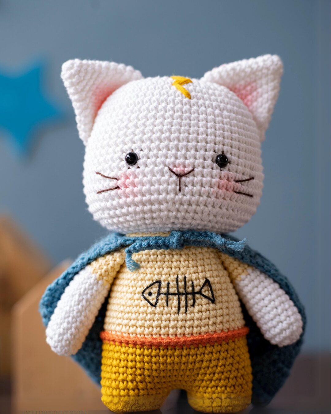 Muñeco de  Apego El Conejo & La Luna Conejo Liam El Gatito