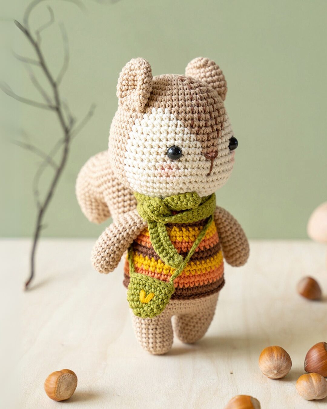 Muñeco de  Apego El Conejo & La Luna Conejo La Ardilla Susu