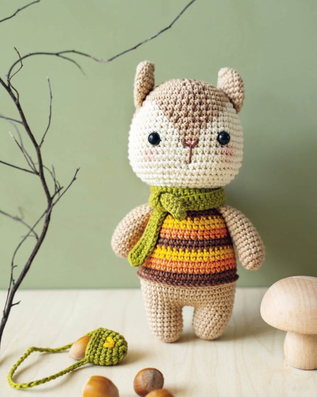 Muñeco de  Apego El Conejo & La Luna Conejo La Ardilla Susu