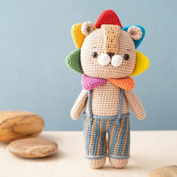 Muñeco de  Apego El Conejo & La Luna Conejo Jojo El León