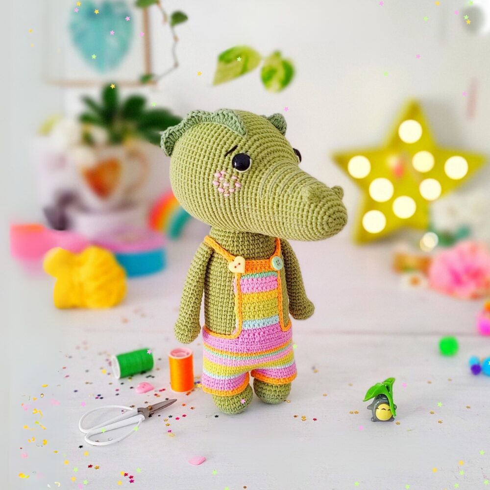 Muñeco de Apego El Conejo & La Luna Milo Cocodrilo