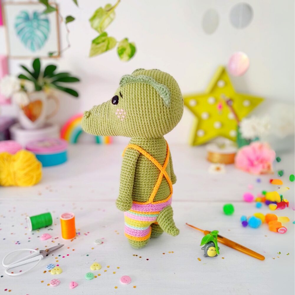 Muñeco de Apego El Conejo & La Luna Milo Cocodrilo