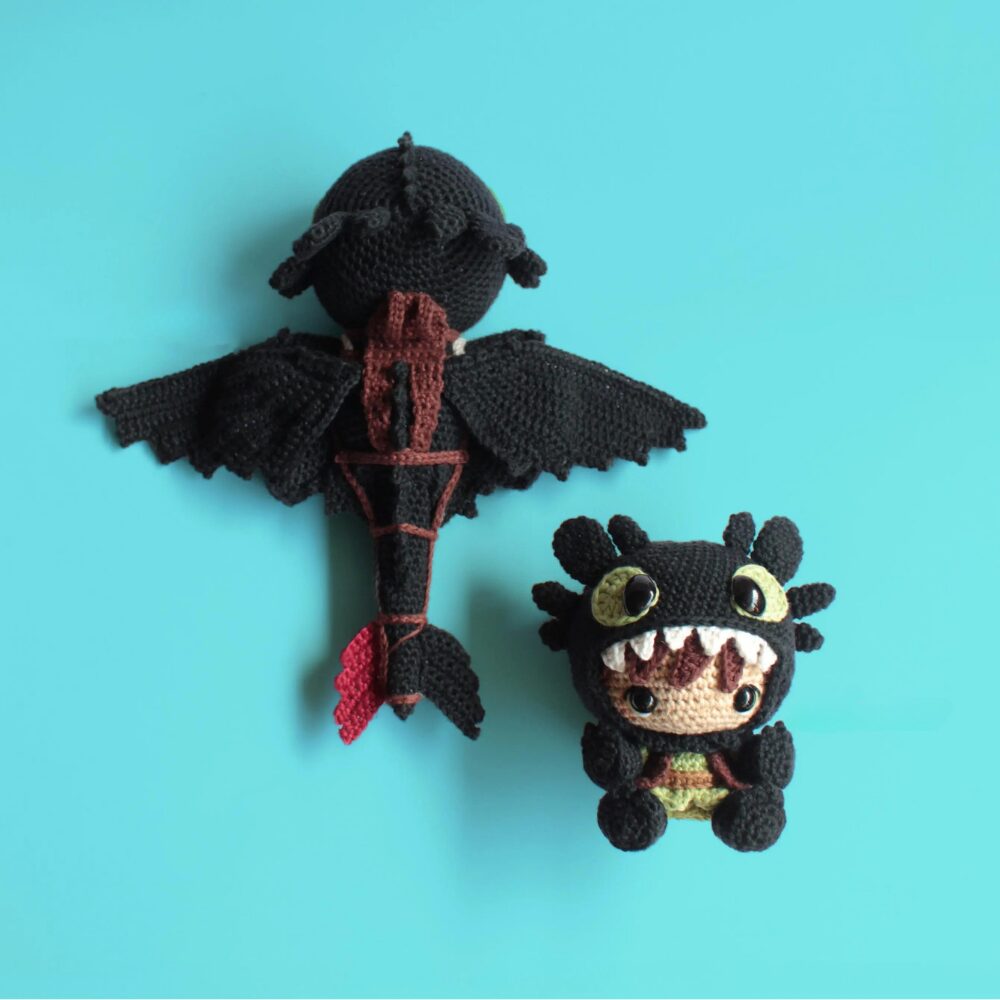Muñeco de Apego El Conejo & La Luna Furia Nocturna E Hipo