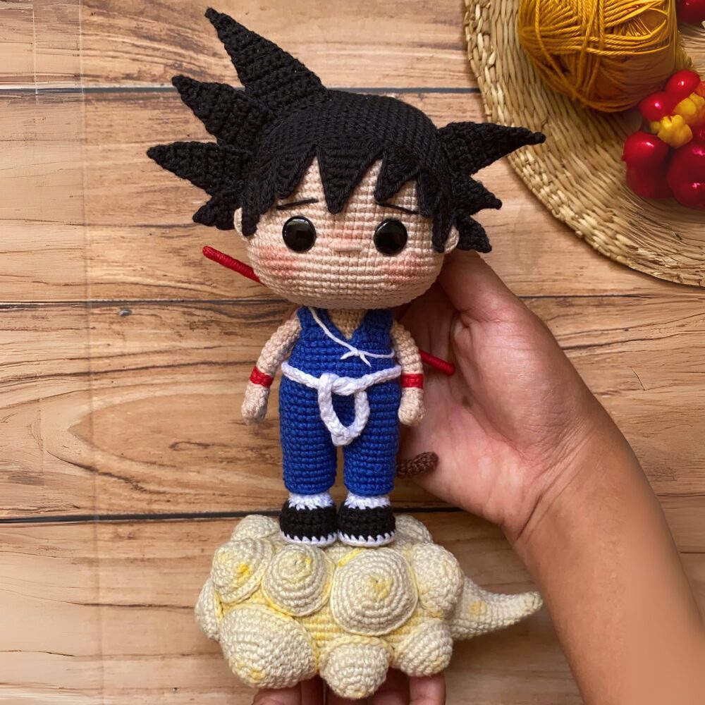 Muñeco de Apego El Conejo & La Luna Goku Niño