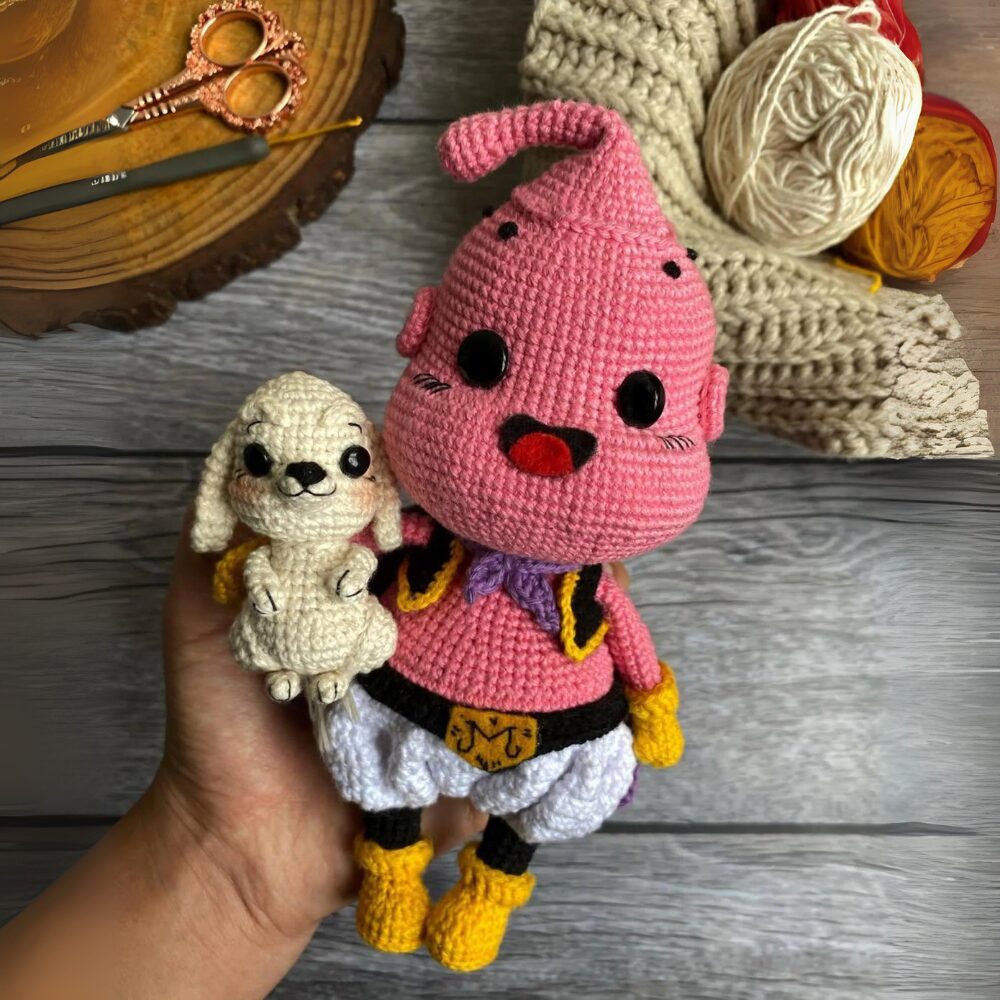 Muñeco de Apego El Conejo & La Luna Majin Boo & Bee