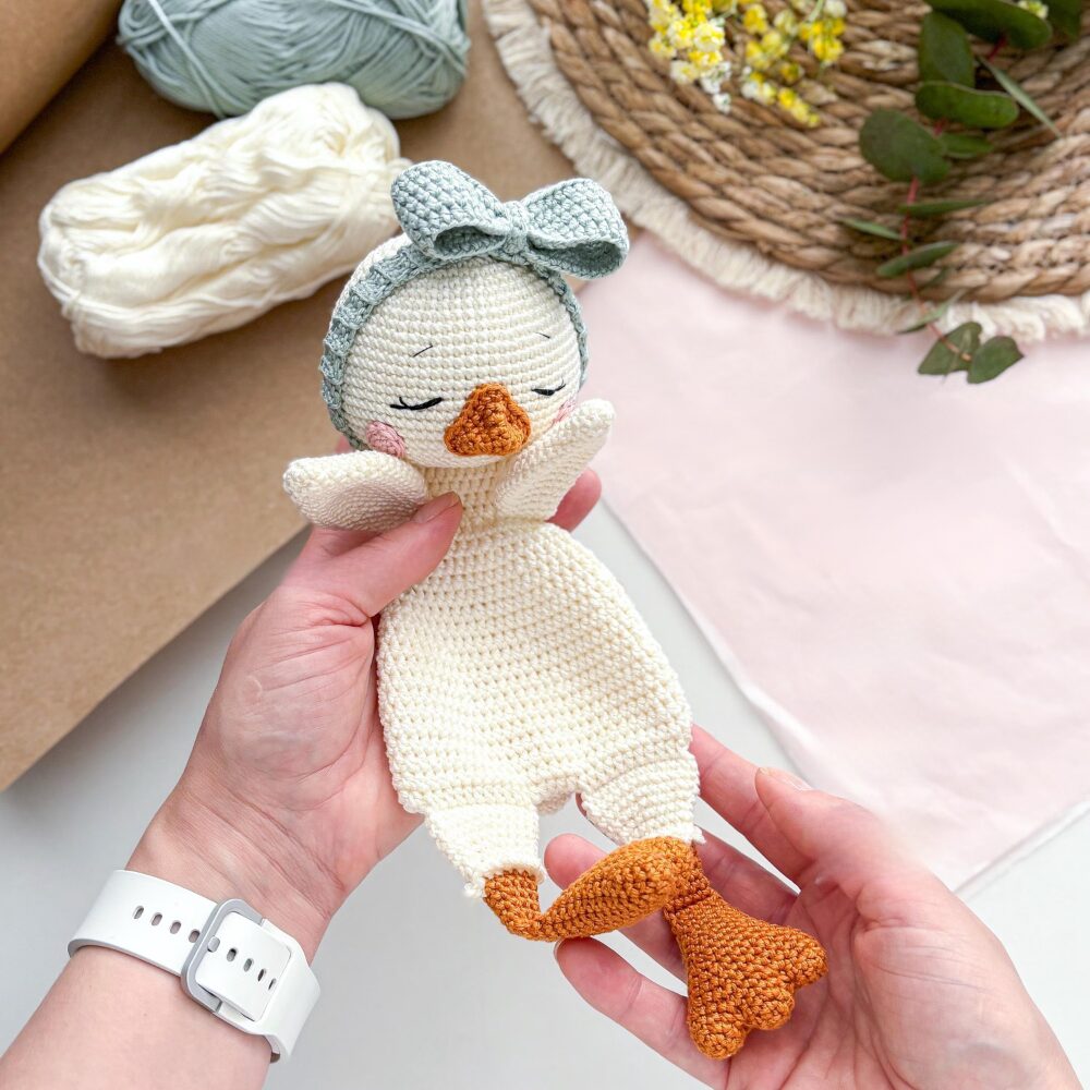 Manta de Apego El Conejo & La Luna Ganso Dormilón