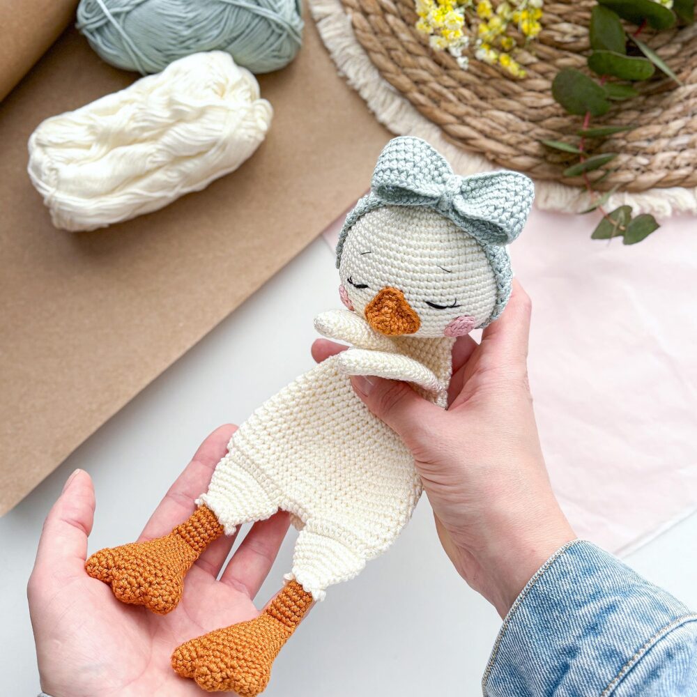 Manta de Apego El Conejo & La Luna Ganso Dormilón