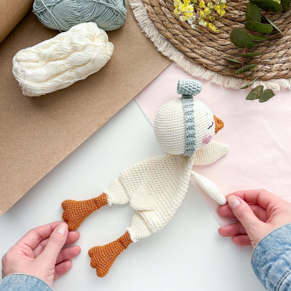 Manta de Apego El Conejo & La Luna Ganso Dormilón