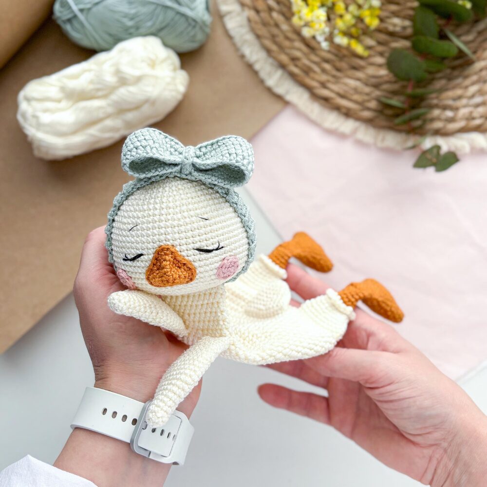 Manta de Apego El Conejo & La Luna Ganso Dormilón