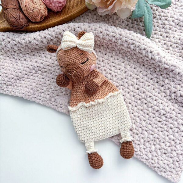 Manta de Apego El Conejo & La Luna Little Capibara