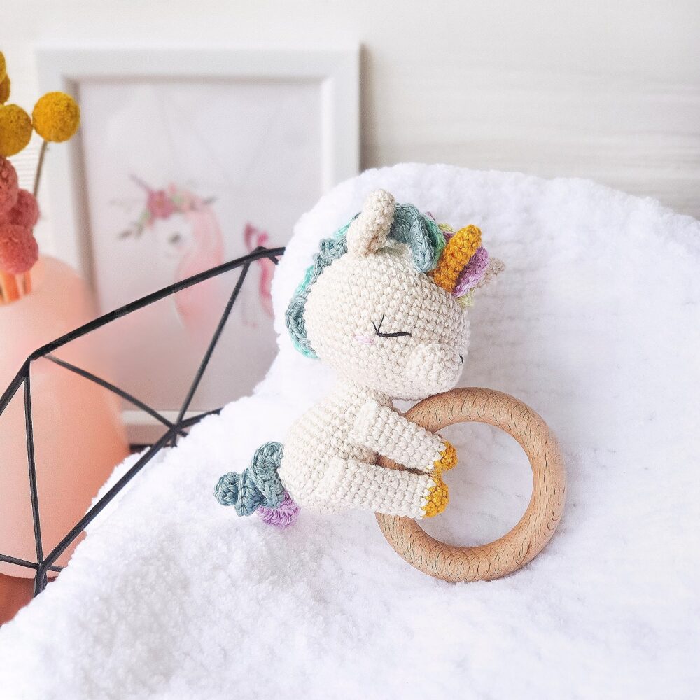 Sonajero El Conejo & La Luna Baby Unicorn