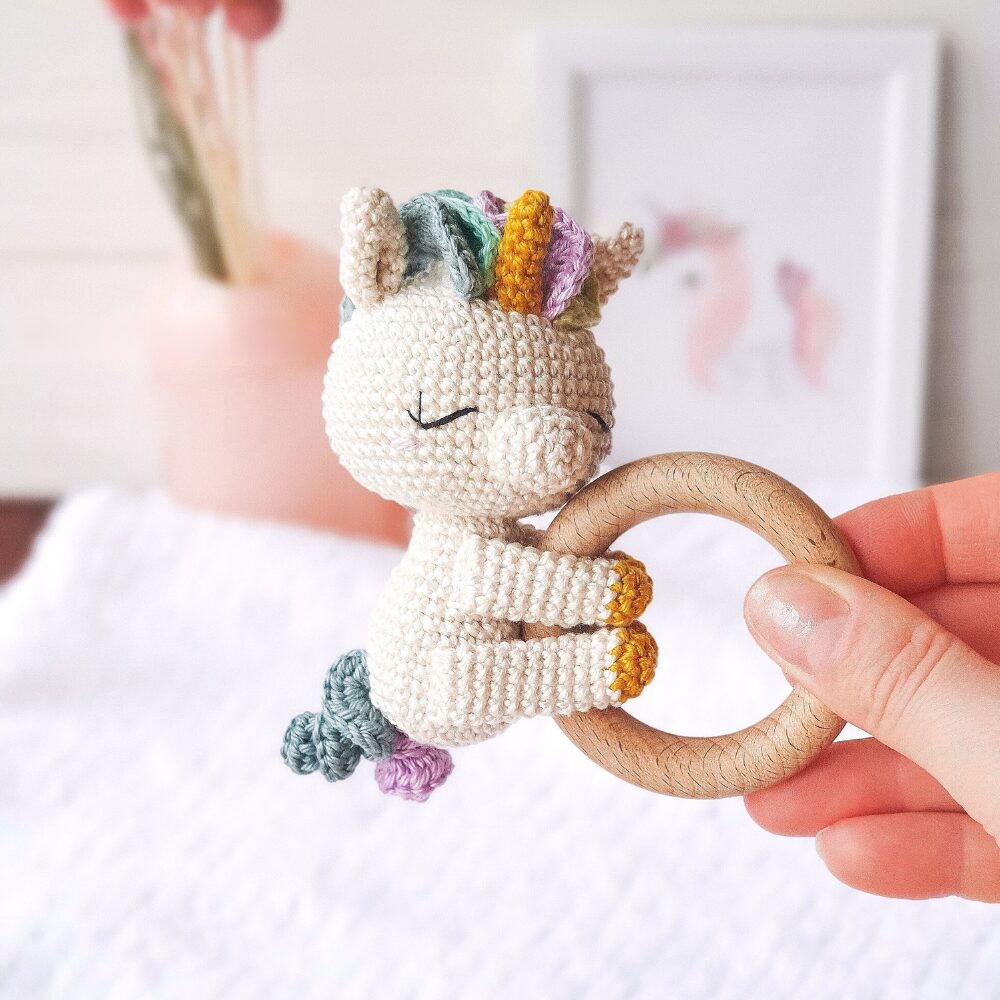 Sonajero El Conejo & La Luna Baby Unicorn