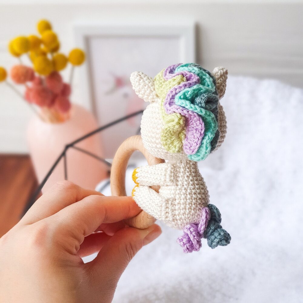 Sonajero El Conejo & La Luna Baby Unicorn