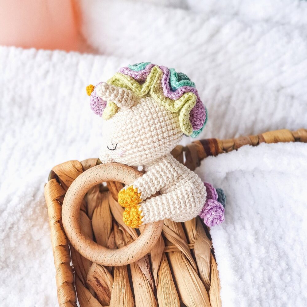Sonajero El Conejo & La Luna Baby Unicorn