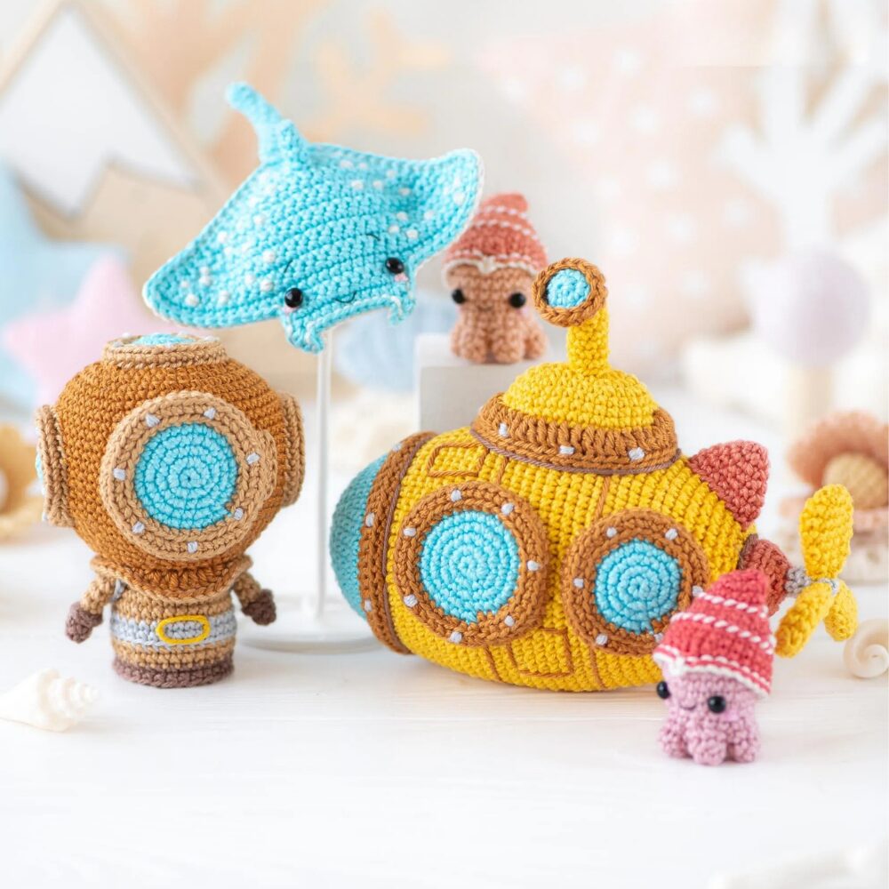 Muñeco de Apego El Conejo & La Luna Set Amigos del Océano