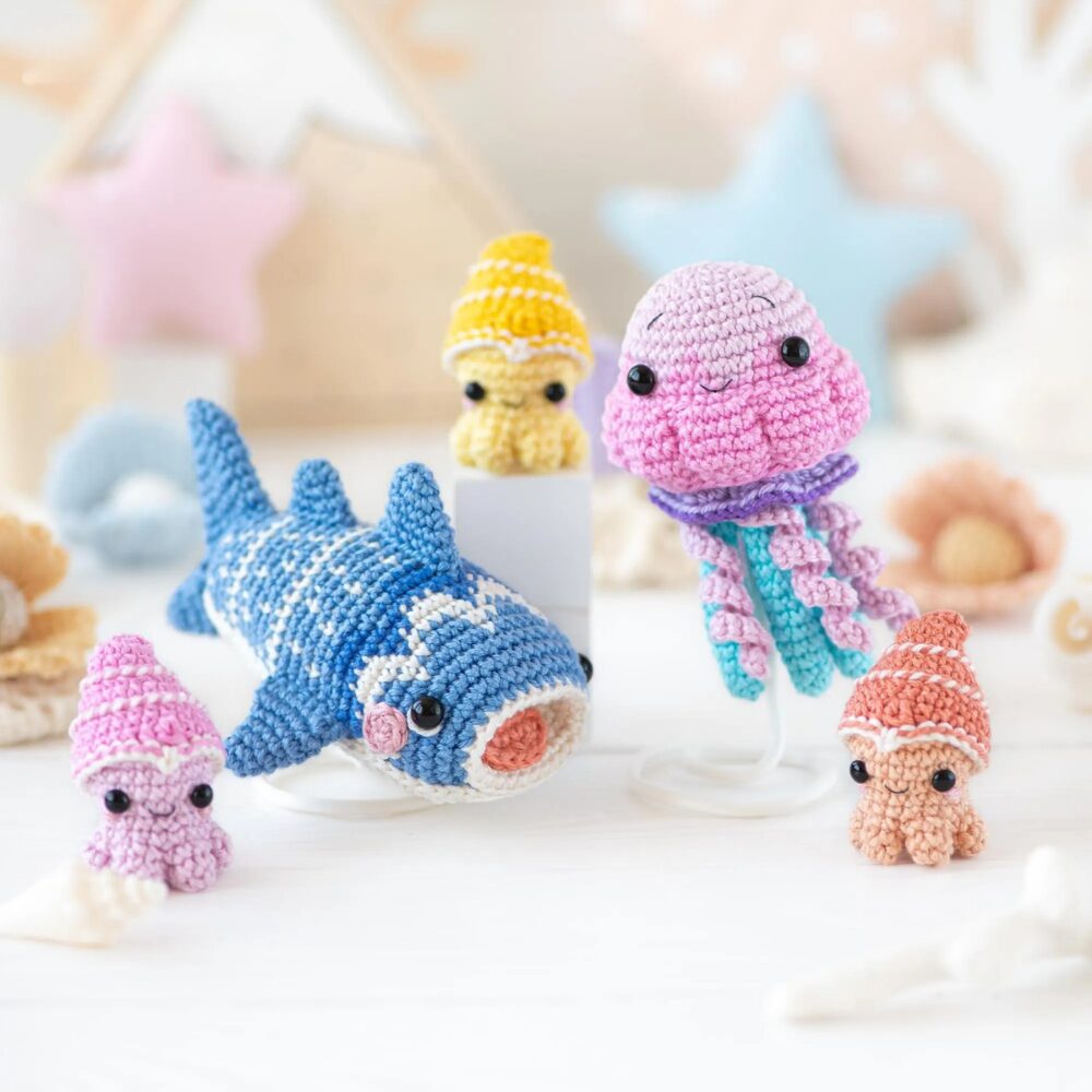 Muñeco de Apego El Conejo & La Luna Set Amigos del Océano