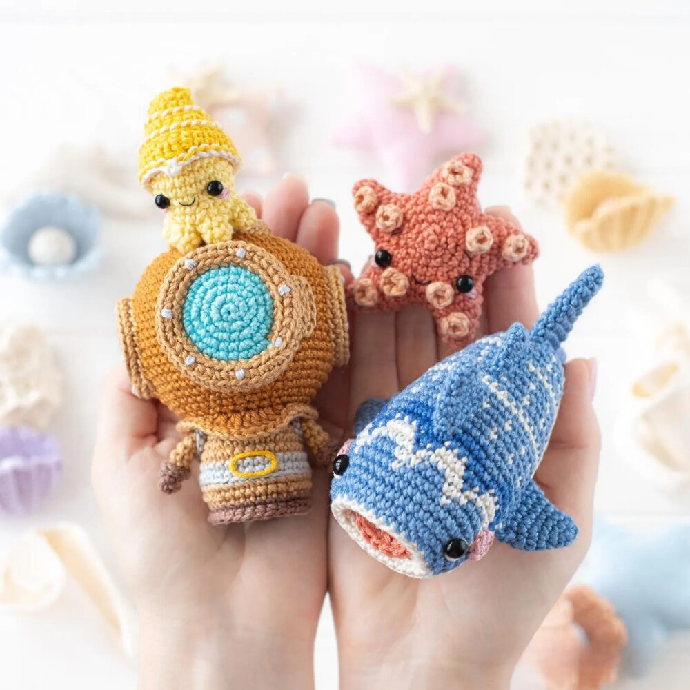 Muñeco de Apego El Conejo & La Luna Set Amigos del Océano