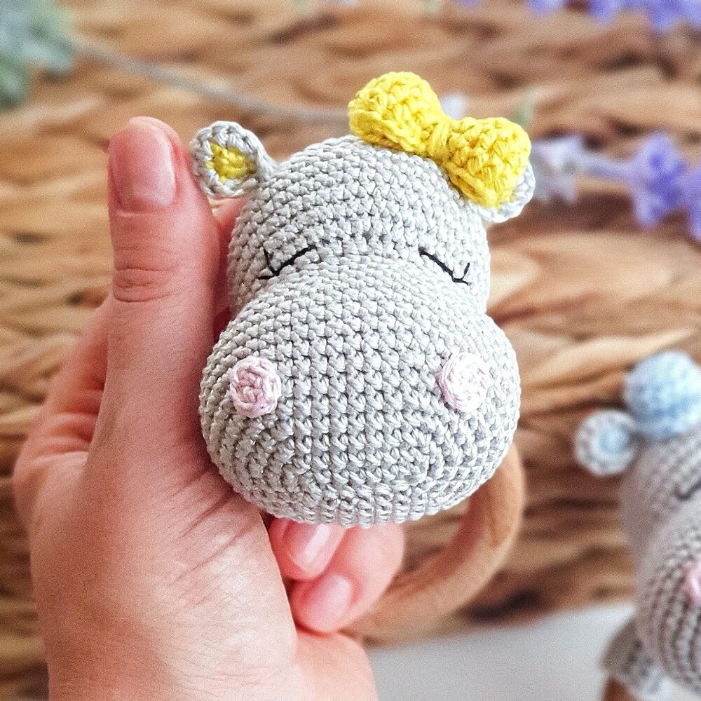 Sonajero El Conejo & La Luna Little Hipopótamo