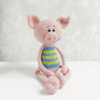 Muñeco de Apego El Conejo & La Luna Cerdito de Patas Largas