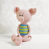 Muñeco de Apego El Conejo & La Luna Cerdito de Patas Largas