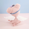 Muñeco de Apego El Conejo & La Luna Pippa el Angel Cerdito