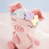Muñeco de Apego El Conejo & La Luna Pippa el Angel Cerdito